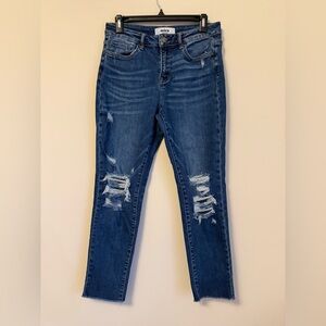 Mica High Rise Boyfriend Crop Jeans
